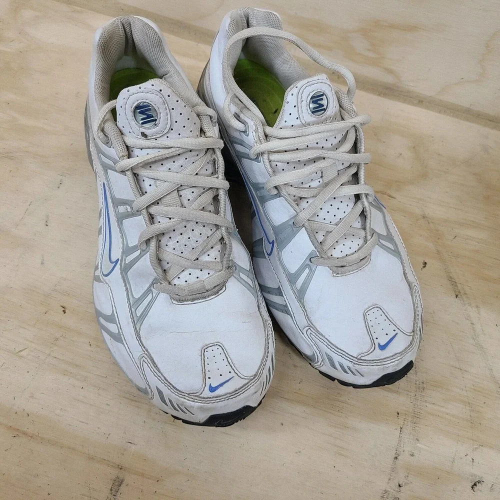 Nike Shox Women’s Running Sneaker‎ Shoe White Size 8 Athletic 313334-110